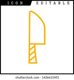 knife icon isolated sign symbol vector illustration - vector 