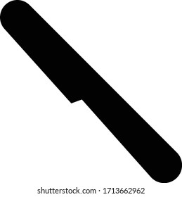 ilustración vectorial aislada del icono de cuchillo