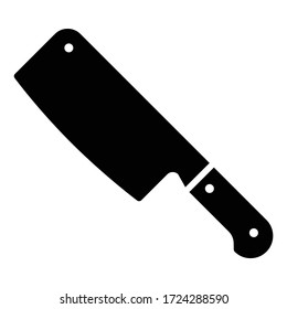 knife icon kitchen utensil cooking tool restaurant vector