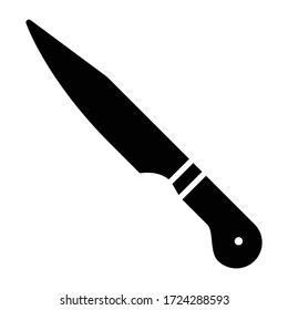 knife icon kitchen utensil cooking tool restaurant vector
