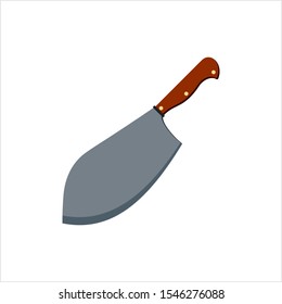 Knife Icon, Kitchen Knife Vector Art Illustration