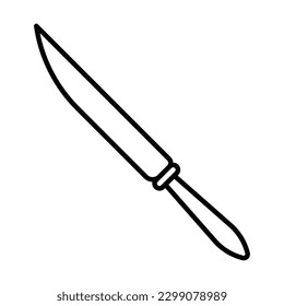 knife icon, kitchen vector,  cooking illustration