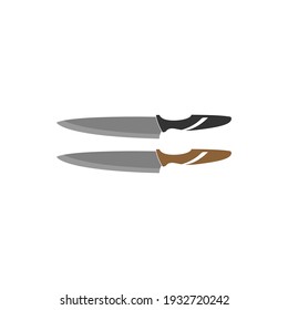 Knife Symbol Logo Design Designs. Vektorgrafiken-Vorlagenillustrationen