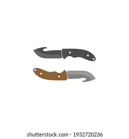 Knife icon logo designs. Vector template illustrations