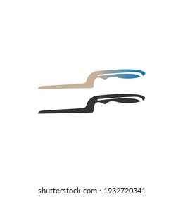 Knife icon logo designs. Vector template illustrations