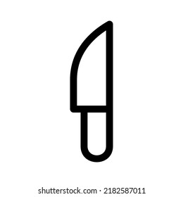 knife icon or logo isolated sign symbol vector illustration - high quality black style vector icons
