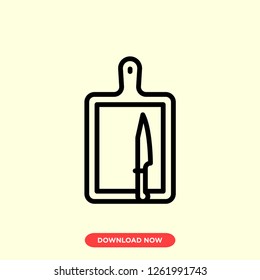 Knife icon modern vector style