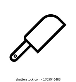 Knife icon on white background