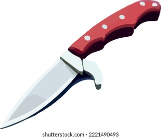 Knife icon on white background