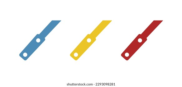 icono de cuchillo en fondo blanco, ilustración vectorial