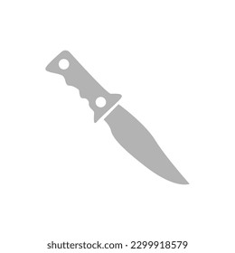 knife icon on a white background, vector illustration