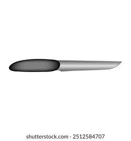Icono de cuchillo sobre fondo blanco. Ilustración vectorial.
