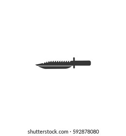 knife icon on white background
