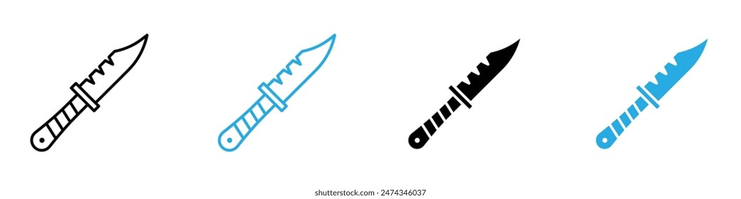 Knife Icon Perfect for Culinary and Kitchen Tool Illustrations