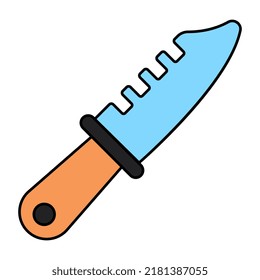 Messer-Symbol in perfektem Design