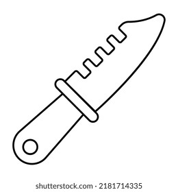 Knife icon in perfect design