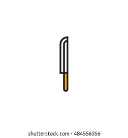 Knife icon, pictogram