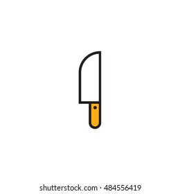 Knife icon, pictogram