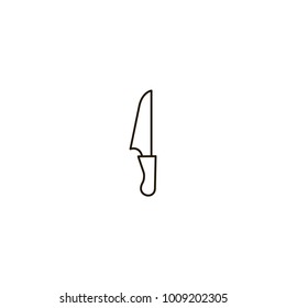 knife icon. sign design