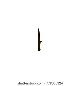knife icon. sign design
