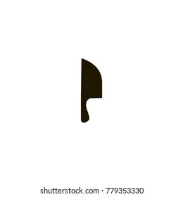 knife icon. sign design