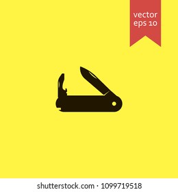 knife. knife icon. sign design. Vector EPS 10.