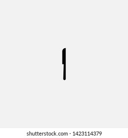 knife icon sign signifier vector