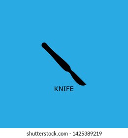 knife icon sign signifier vector