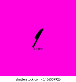 knife icon sign signifier vector