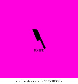 knife icon sign signifier vector