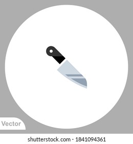 Knife icon sign vector,Symbol, logo illustration for web and mobile