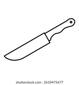 knife icon, simple flat style, illustration, logo sign symbol pictogram template, for ui or ux isolated on white for mobile app, editable