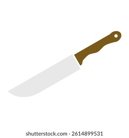 knife icon, simple flat style, illustration, logo sign symbol pictogram template, for ui or ux isolated on white for mobile app, editable