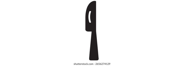 Messersymbol, einfacher flacher Stil, Illustration, Logo-Symbol-Piktogramm-Vorlage, für ui oder ux einzeln auf Weiß für mobile App, bearbeitbar
