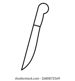 knife icon, simple flat style, illustration, logo sign symbol pictogram template, for ui or ux isolated on white for mobile app, editable