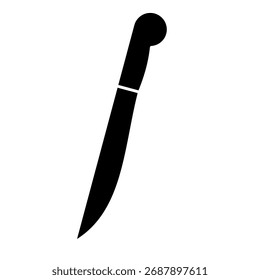 knife icon, simple flat style, illustration, logo sign symbol pictogram template, for ui or ux isolated on white for mobile app, editable