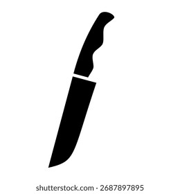 knife icon, simple flat style, illustration, logo sign symbol pictogram template, for ui or ux isolated on white for mobile app, editable