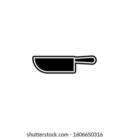 knife icon. Simple glyph, flat vector of kitchen icons for ui and ux, website or mobile application