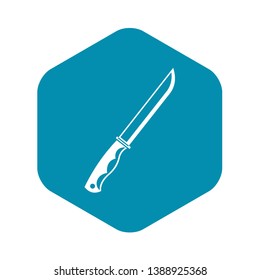 Knife icon. Simple illustration of knife vector icon for web