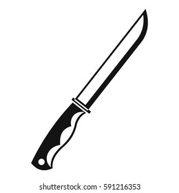 Knife icon. Simple illustration of knife vector icon for web