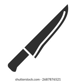 Icono de cuchillo Colección de un solo Vector