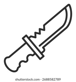 Knife Icon Single Vector Collection