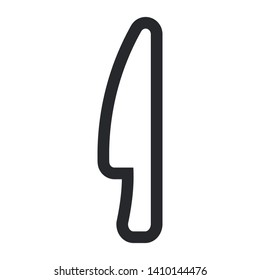 knife icon symbol logo template sign, vector, eps 10