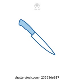 Knife icon symbol vector illustration isolated on white background