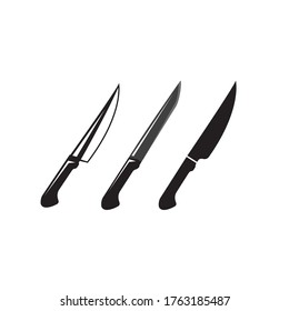 Icono de Knife Diseño de ilustración vectorial de plantilla