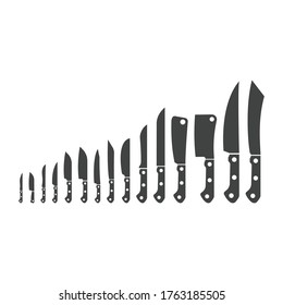 Icono de Knife Diseño de ilustración vectorial de plantilla