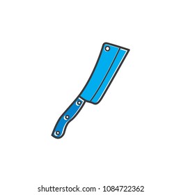knife icon in trendy flat style 