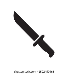 Knife icon in trendy flat style design. Vector graphic illustration. Suitable for website design, logo, app, and ui. EPS 10.