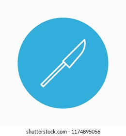 knife icon vector