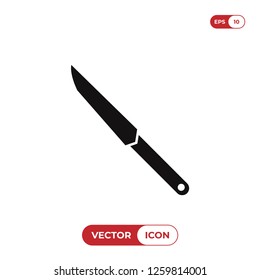 Knife icon vector